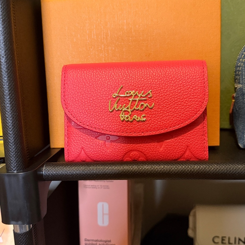 Louis Vuitton Rosalie Script Wallet